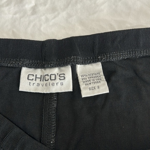 Chico’s Travelers Cropped Wide Straight Pants - Picture 6 of 6